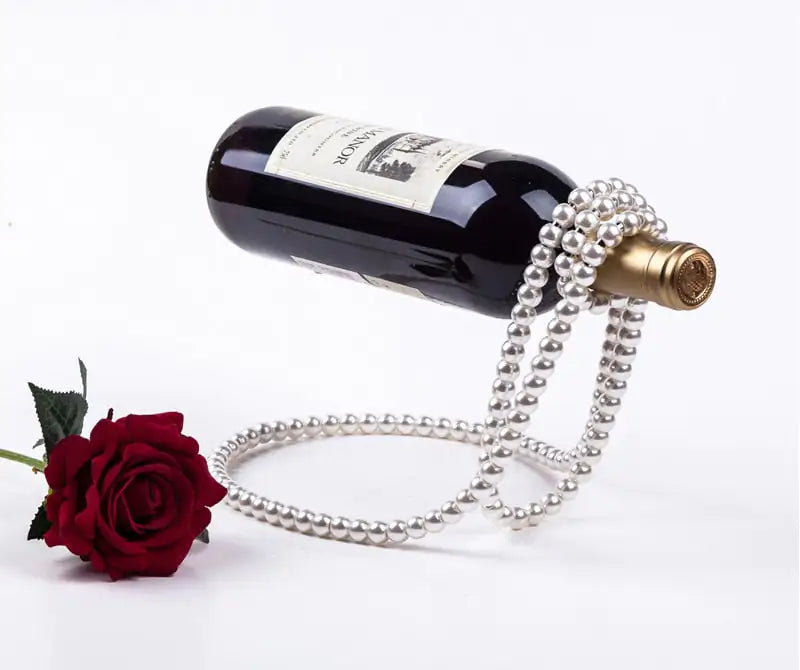 Pearl Necklace Wine Rack